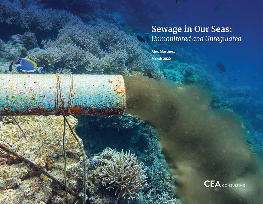 Effects of sewage pollution on coral reef communities