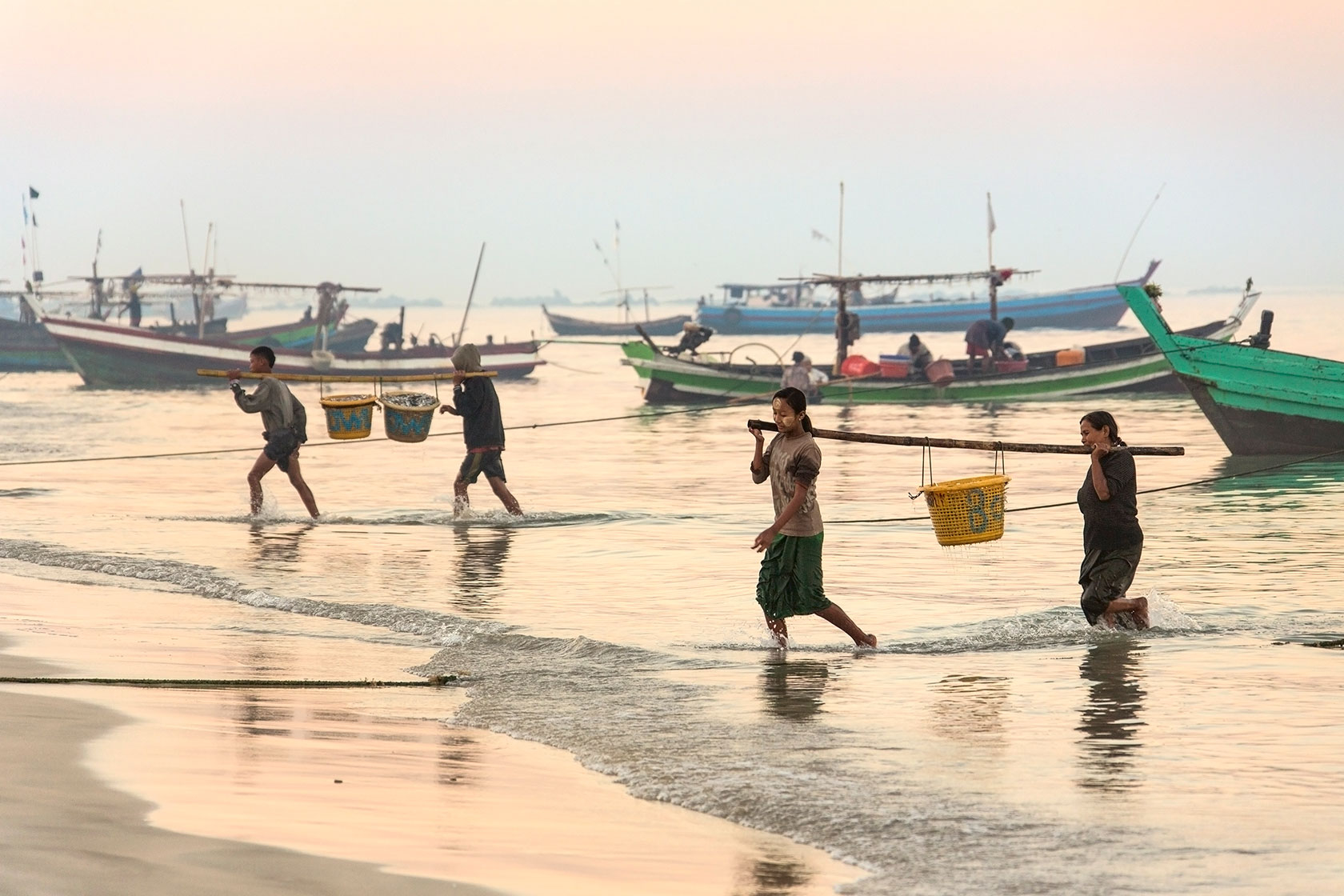 Fishing village, Myanmar